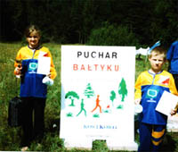Klaudia Rczkowska i Bartek Sochacki (VIII Puchar Batyku - 2003r.)